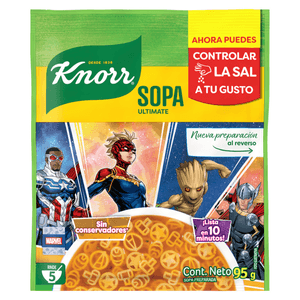 Knorr Sopa de Fideo con forma de Avengers 95 g