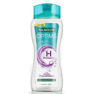 Shampoo Palmolive Optims Hydrate con Ácido Hialurónico 680 ml