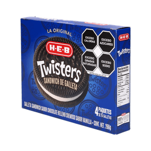 HEB Galletas Twisters Original 266 g