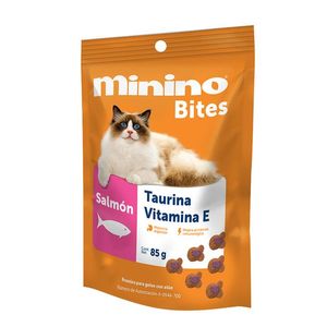 Minino Premios para Gatos Bites Salmón 85 g