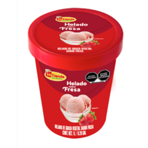 Mi Tienda Helado Sabor Fresa 1 L