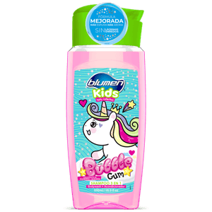 Shampoo Bubble Gum 3 en 1 500 Ml