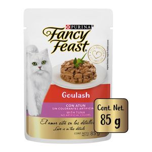 Purina Fancy Feast Goulash Atún Alimento Húmedo para Gatos Adultos Pouch de 85 g