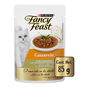 Purina Fancy Feast Casserole Cordero Alimento Húmedo para Gatos Adultos Pouch de 85 g