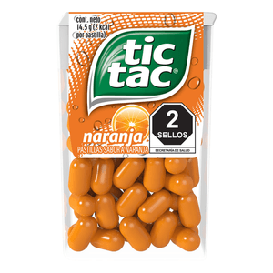 Tic Tac Pastillas Sabor a Naranja 14.5 g