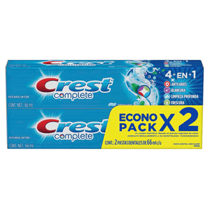 Crest Complete 4en1 Pasta Dental 66 ml con 2 pz