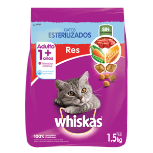 Whiskas Alimento Seco para Gatos Esterilizado 1.5 kg