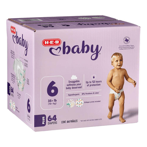 HEB Baby Caja Pañales Etapa 6 16+ kg 64 pz