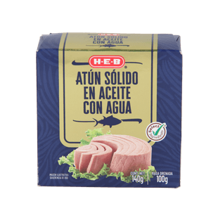 HEB Lomo de Atun en Aceite 140 g