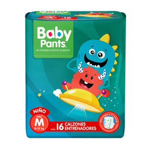 Baby Pants Calzon Entrenador Niño Talla Mediana 16 pz