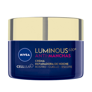 NIVEA Crema Facial de Noche Luminous con Ácido Hialurónico 50 ml