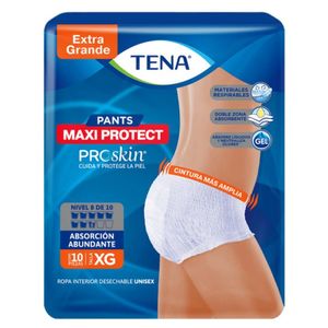 Tena Pants Maxi Protect Ropa Interior Talla Extra Grande con 10 pz