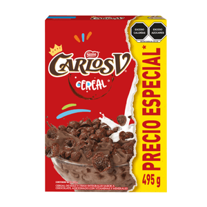 Cereal Nestlé Carlos V Sabor Chocolate 495 g