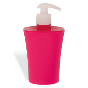 Dispensador de Jabon de Plástico Rosa 1 Pz