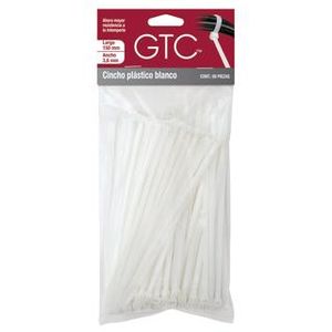 Chincho Gtc Plástico Blanco 150x3.6 mm 1 Pz