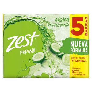 Jabón Multipack Pepino Y Sábila 5 Pz