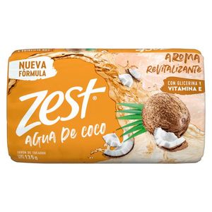 Zest Jabón en Barra Agua de Coco Y Agave 135 g