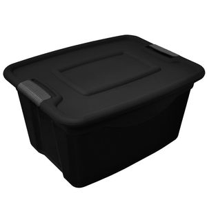 Caja Organizadora Plastic Trends Miami Gorila Negro 19 L/5 gl 1 Pz