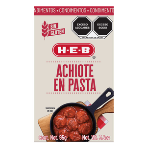 HEB Achiote en Pasta Sin Gluten 95 g