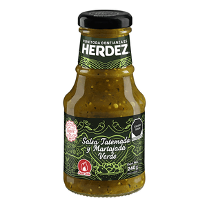 Herdez Salsa Tatemada y Martajada Verde 240 g