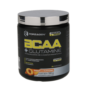 Forzagen Suplemento Alimenticio Bcaa + Glutamine Durazno 330 g