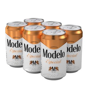 Six Pack de Cerveza Modelo Especial de Lata 330 ml