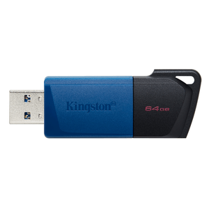 Memoria Flash USB Kingston Data Traveler Exodia M 64 GB Negro y Azul 1 pz