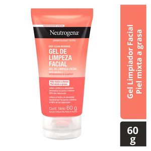 Neutrogena Gel limpiador facial deep clean intensive toronja ácido salicílico 60 ml