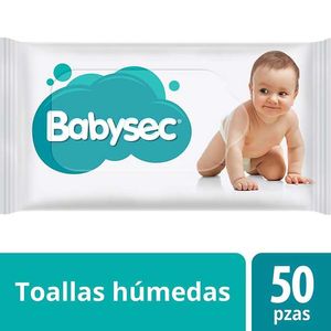 Babysec Única Toallitas Húmedas 50 pz