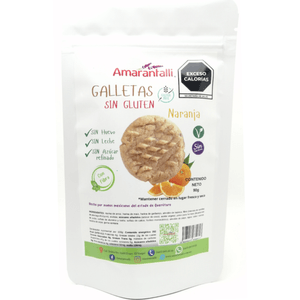 Amarantalli Galletas Gluten Free Naranja 90 g