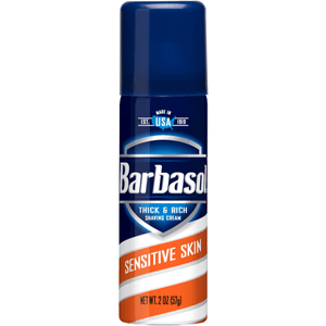 Barbasol Espuma Afeitar de Viaje Piel Sensible