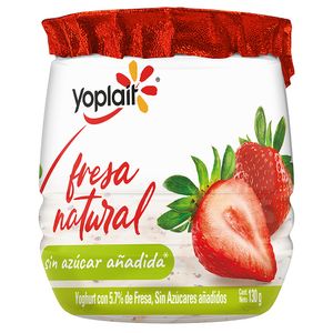 Yoplait Yogurt Batido Fresa sin Azúcar 130 g