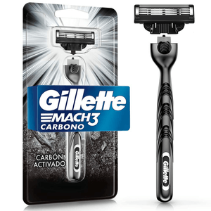 Gillette Mach3 Carbono Rastrillo + Cartucho 2 pz