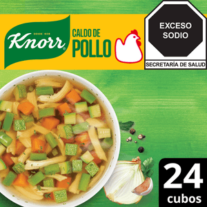 Caldo de Pollo Knorr 24 cubos de 10.5 g