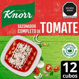 Sazonador Knorr Tomate 12 cubos de 10.5 g