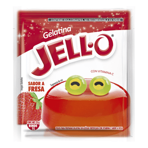 Jello Gelatina en Polvo Fresa 25 g