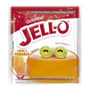 Jello Gelatina en Polvo Naranja 25 g