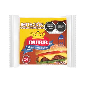 Burr Queso Amarillo Tipo Americano 302 g