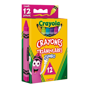 Crayones Triángulares 12 Pz