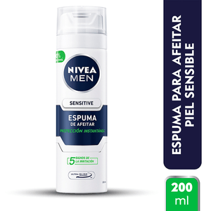 NIVEA MEN Espuma para Afeitar Sensitive Piel Sensible 200 ml 1 pz