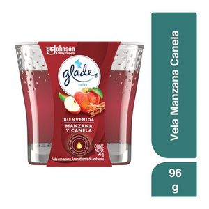 Glade Aromatizante Vela Aroma Manzana Canela 96 g