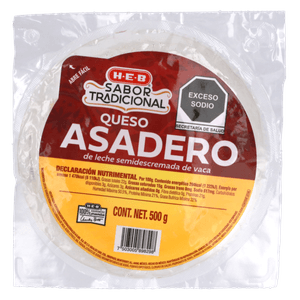 HEB Sabor Tradicional Queso Asadero 500 g