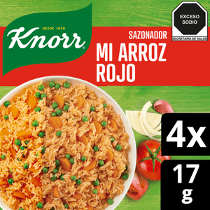 Sazonador Mi Arroz Rojo Jitomate, Ajo y Cebolla 48 g