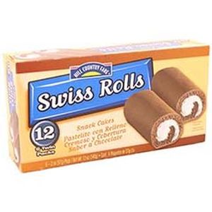 HCF Swiss Rolls Pastelito 6 pz