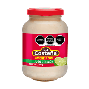 la Costeña Mayonesa con Jugo de Limon 190 g