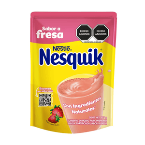 Alimento en Polvo Nesquik Sabor Fresa 357 g