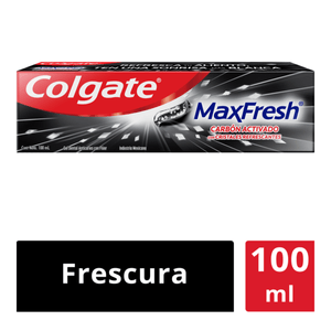 Crema Dental Max Fresh Carbon Activado 100 Ml