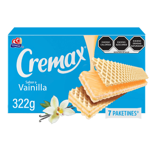 Galletas Cremax Vainilla 7 paketines 322 g