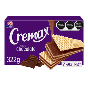 Galletas Cremax Chocolate 7 paketines 322 g