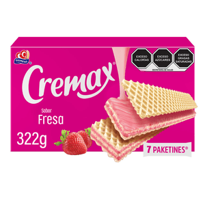 Galletas Cremax Fresa 7 paketines 322 g